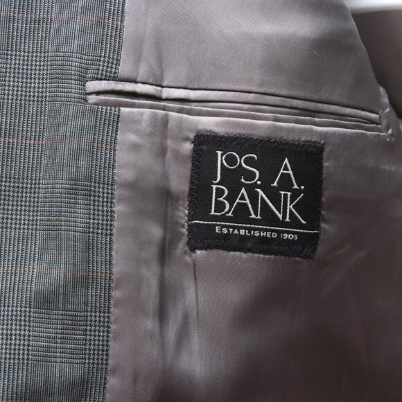 Jos A Bank Men's 2 pc Suit Blazer 46R Jacket Pants 41Wx28L E02130‎ - Picture 12 of 13